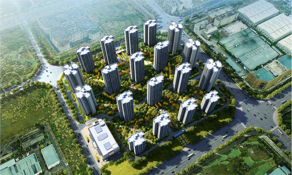 德阳白鹤花园项目示意图